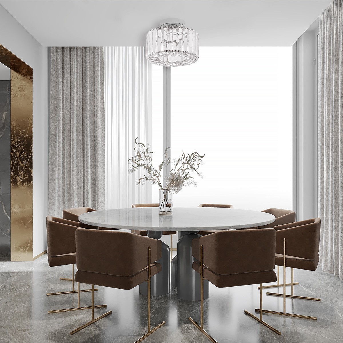 Light Prestige LP-2910/1C CH Plafon Vetro chrom 1xE27