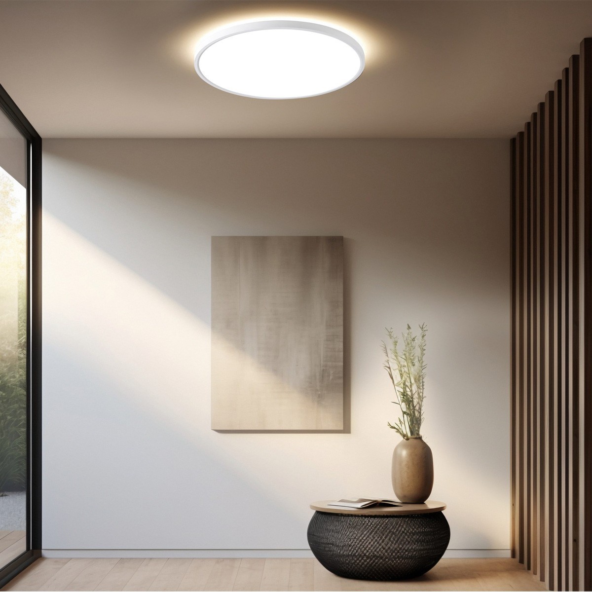 Light Prestige LP-1707/1C-28 WH Plafon Pryzma 28 cm biały LED CCT