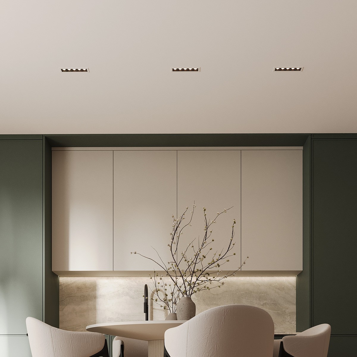 Light Prestige LP-0406/5RS WH Oprawa podtynkowa Solar 5 biała LED 3000K