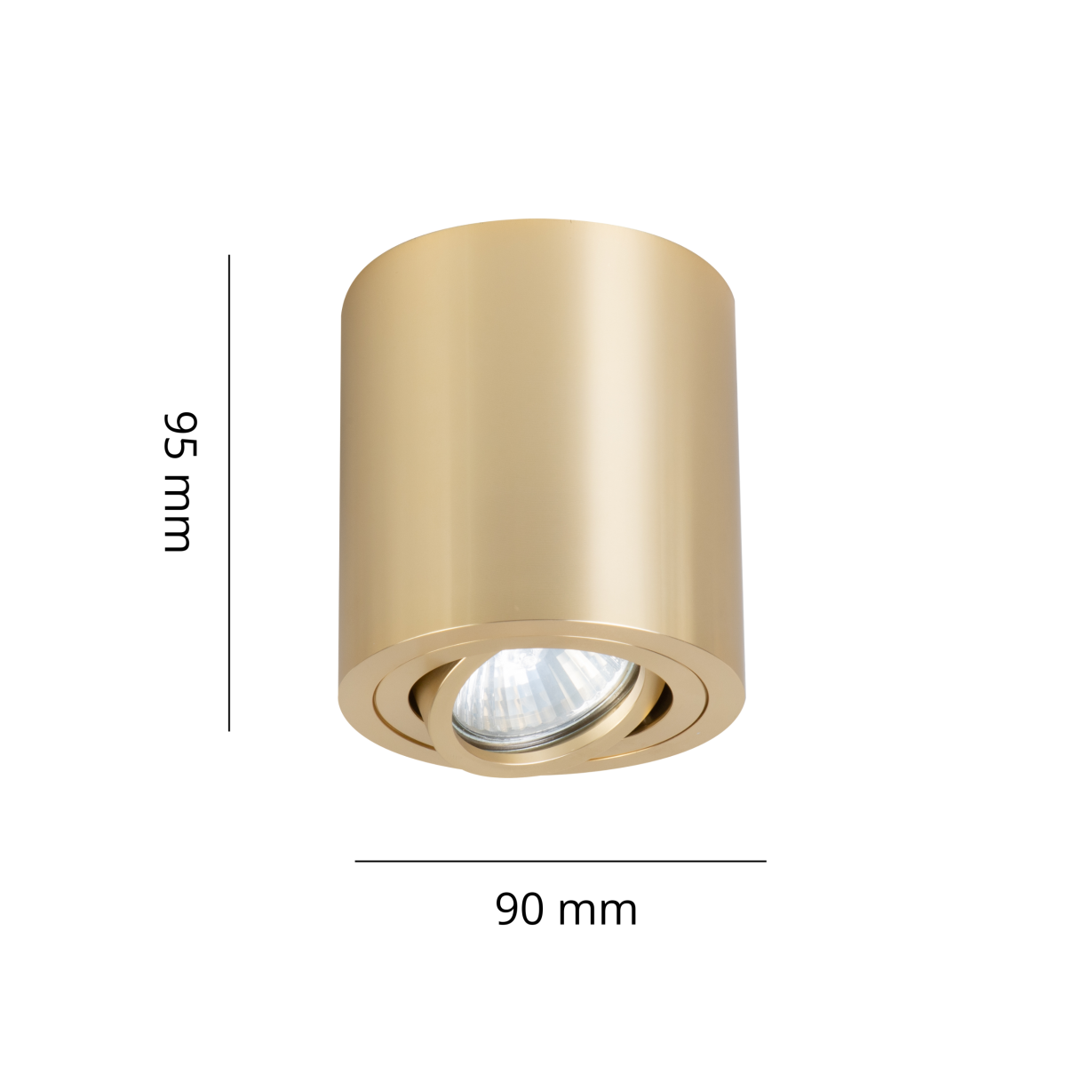 Light Prestige LP-5441/1SM GD Oprawa natynkowa Tulon złota 1xGU10