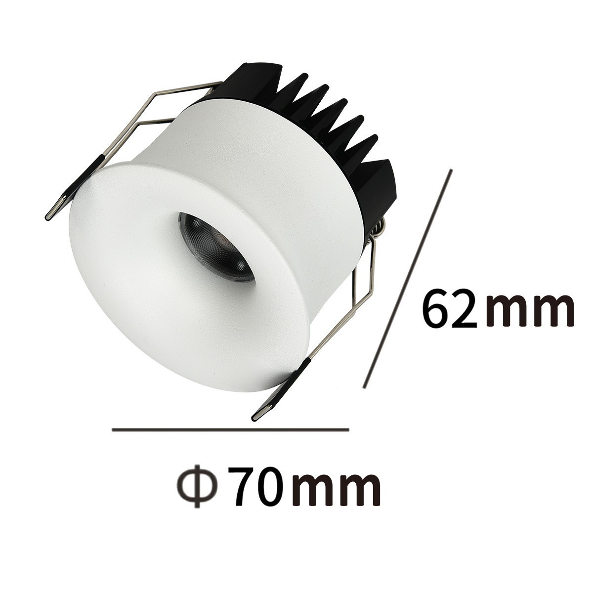 Light Prestige LP-1606/1RS WH Oczko podtynkowe Zyra białe LED CCT
