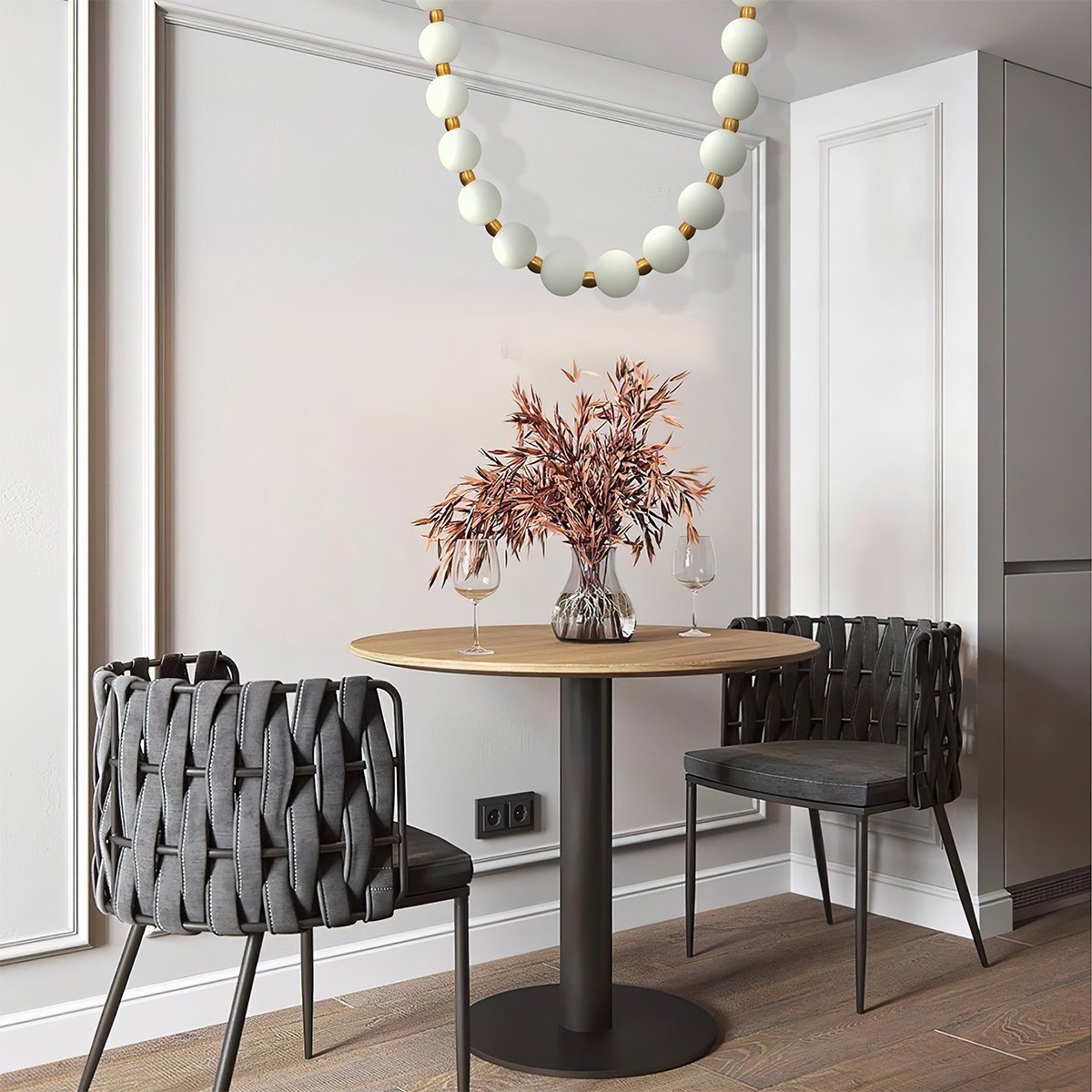 Light Prestige LP-002/3M CCT Lampa wisząca Dorado Rope 3 m złota LED CCT