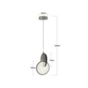 Light Prestige LP-1311/1P CH Lampa wisząca Circlo chrom LED CCT