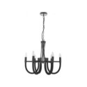 Light Prestige LP-90103/6P BK Lampa wisząca Como czarna 6xE14