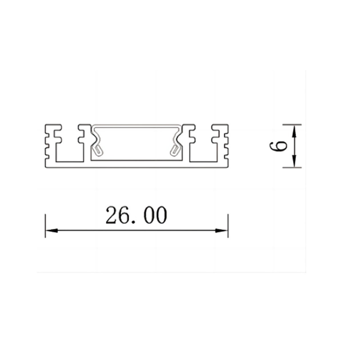 Light Prestige LP-656-MAG SLIM 2m SM BK Szyna natynkowa 2 m Magnetic Slim czarna