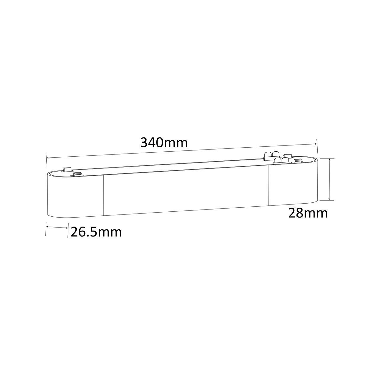 Light Prestige LP-656-MAG SLIM 100W BK Zasilacz 100W Magnetic Slim czarny