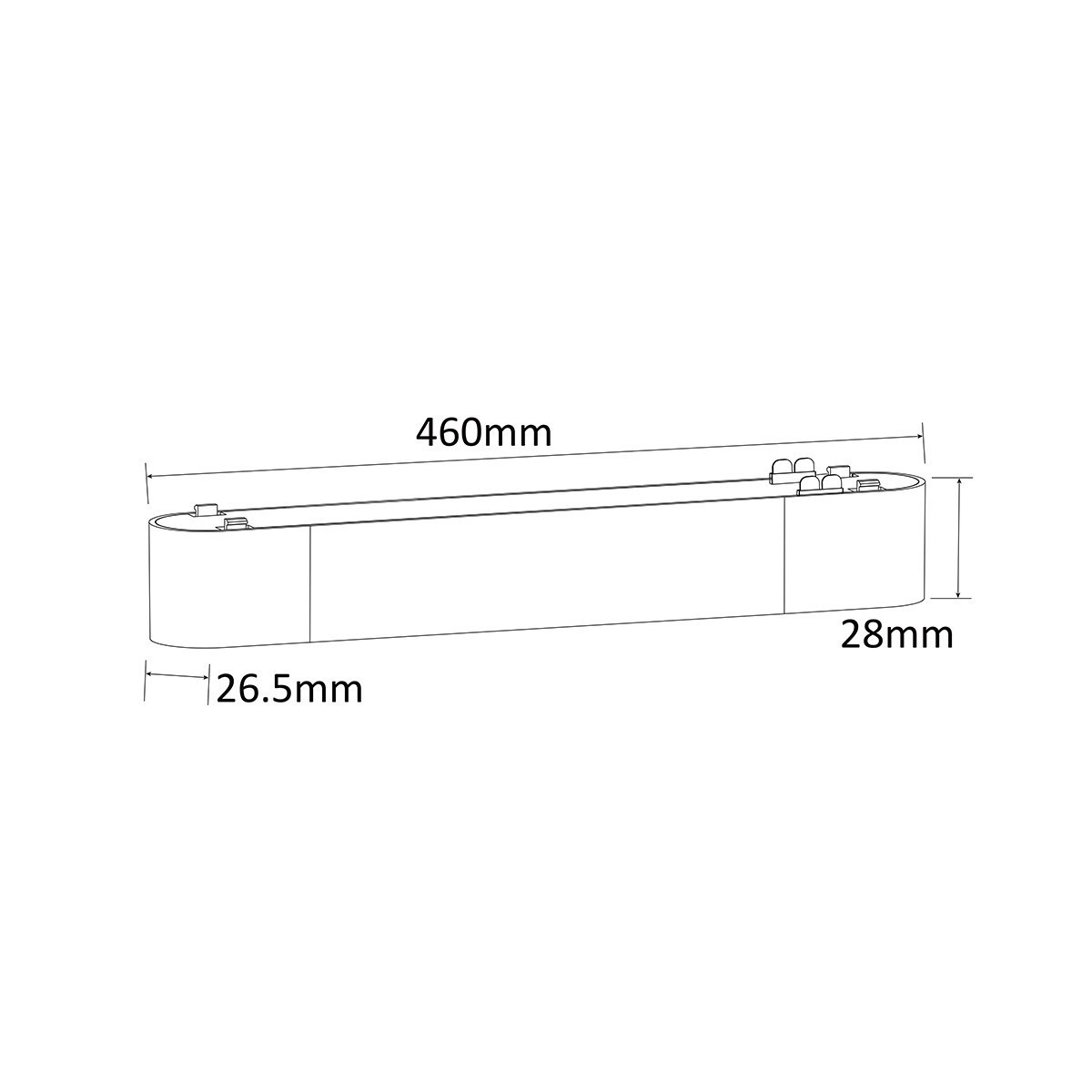 Light Prestige LP-656-MAG SLIM 200W WH Zasilacz 200W Magnetic Slim biały