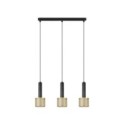 Light Prestige LP-0702/3L GD Lampa wisząca Amo czarno-złota 3xE27