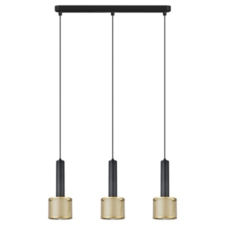 Light Prestige LP-0702/3L GD Lampa wisząca Amo czarno-złota 3xE27