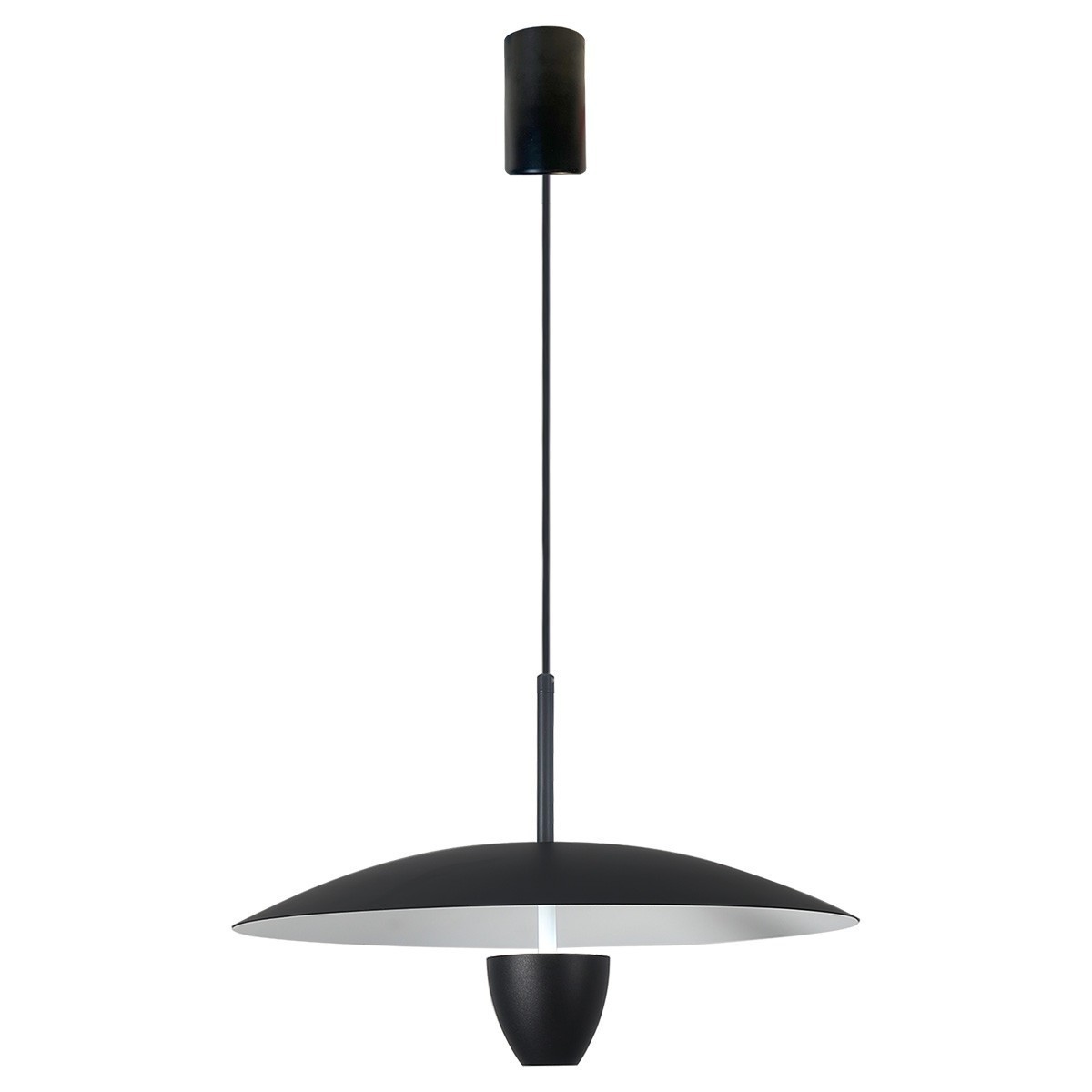 Light Prestige LP-0408/1P M BK Lampa wisząca Ufo M czarna LED CCT