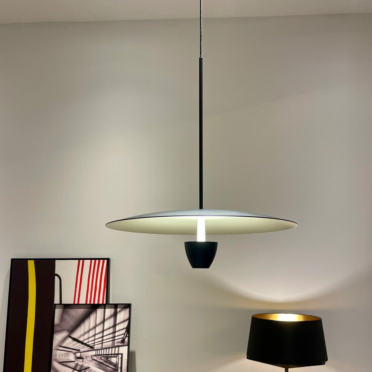 Light Prestige LP-0408/1P S BK Lampa wisząca Ufo S czarna LED CCT