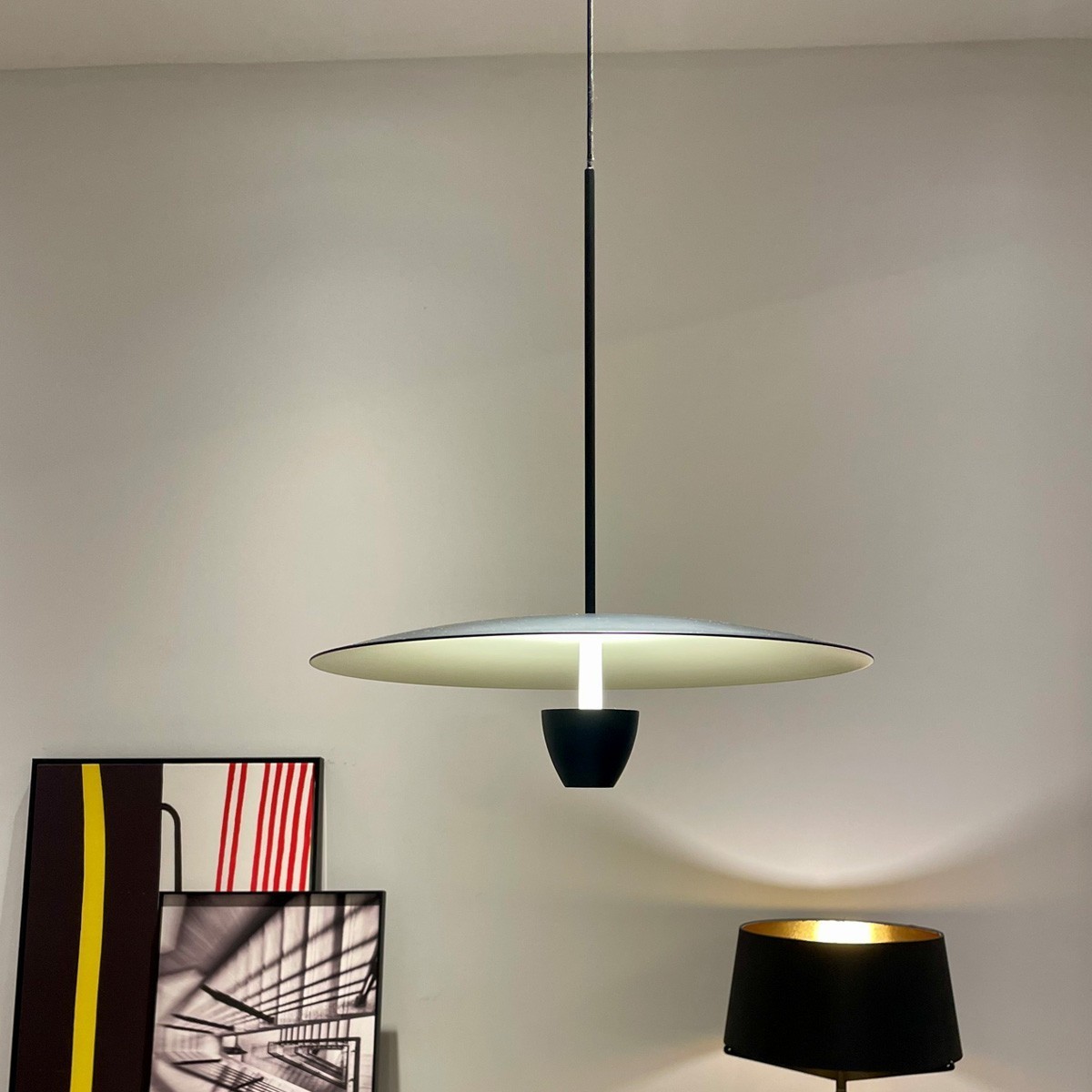 Light Prestige LP-0408/1P S BK Lampa wisząca Ufo S czarna LED CCT