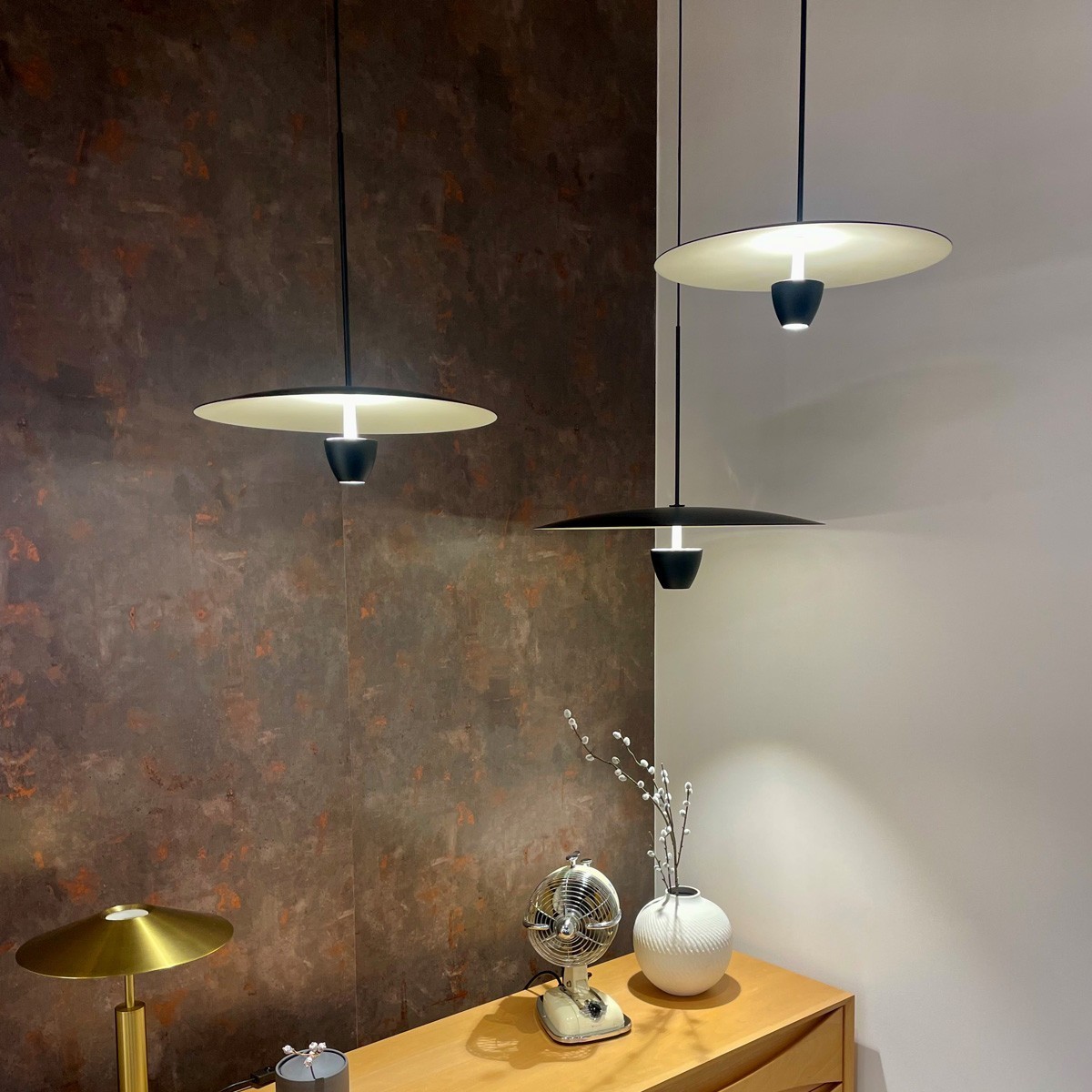 Light Prestige LP-0408/1P S BK Lampa wisząca Ufo S czarna LED CCT