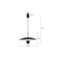 Light Prestige LP-0408/1P S BK Lampa wisząca Ufo S czarna LED CCT