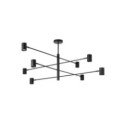 Light Prestige LP-731/8P BK Lampa wisząca Snow 8 czarna 8xGU10