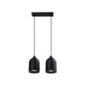 Light Prestige LP-0110/2L BK Metalowa lampa wisząca Nilo czarna 2xGU10