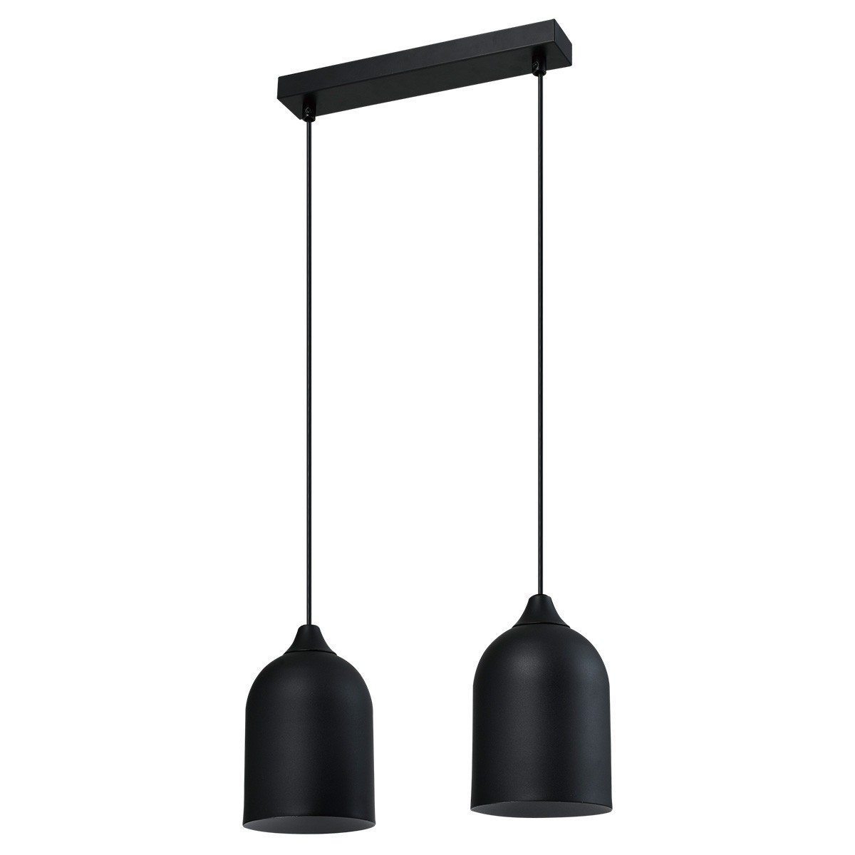 Light Prestige LP-0110/2L BK Metalowa lampa wisząca Nilo czarna 2xGU10