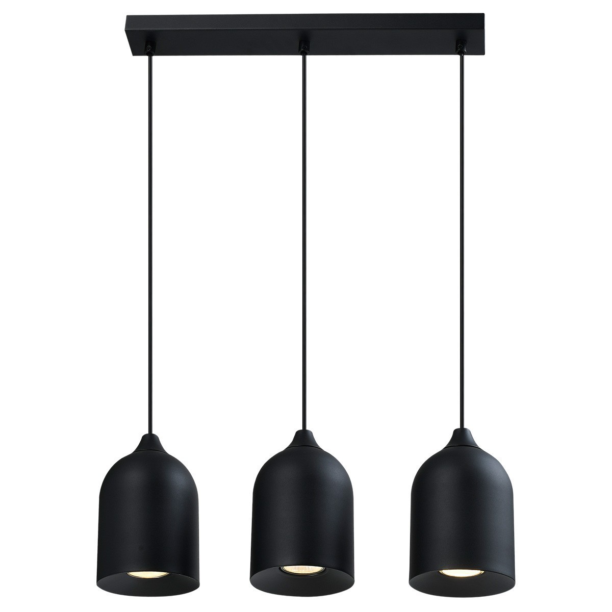 Light Prestige LP-0110/3L BK Metalowa lampa wisząca Nilo czarna 3xGU10