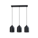 Light Prestige LP-0110/3L BK Metalowa lampa wisząca Nilo czarna 3xGU10