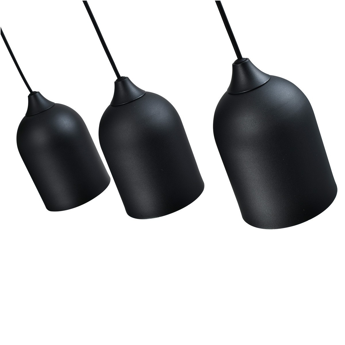 Light Prestige LP-0110/3L BK Metalowa lampa wisząca Nilo czarna 3xGU10