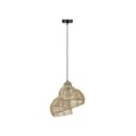Light Prestige LP-1806/1P 40cm Rattanowa lampa wisząca Shella 40 cm jasne drewno 1xE27