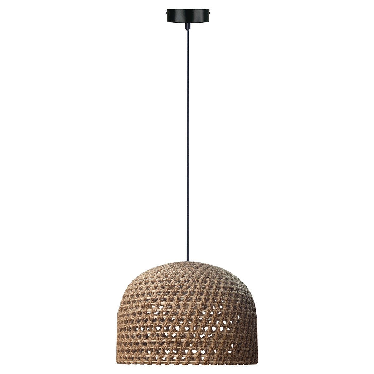 Light Prestige LP-2025/1P 50 cm Rattanowa lampa wisząca Kanso 50 cm jasne drewno 1xE27
