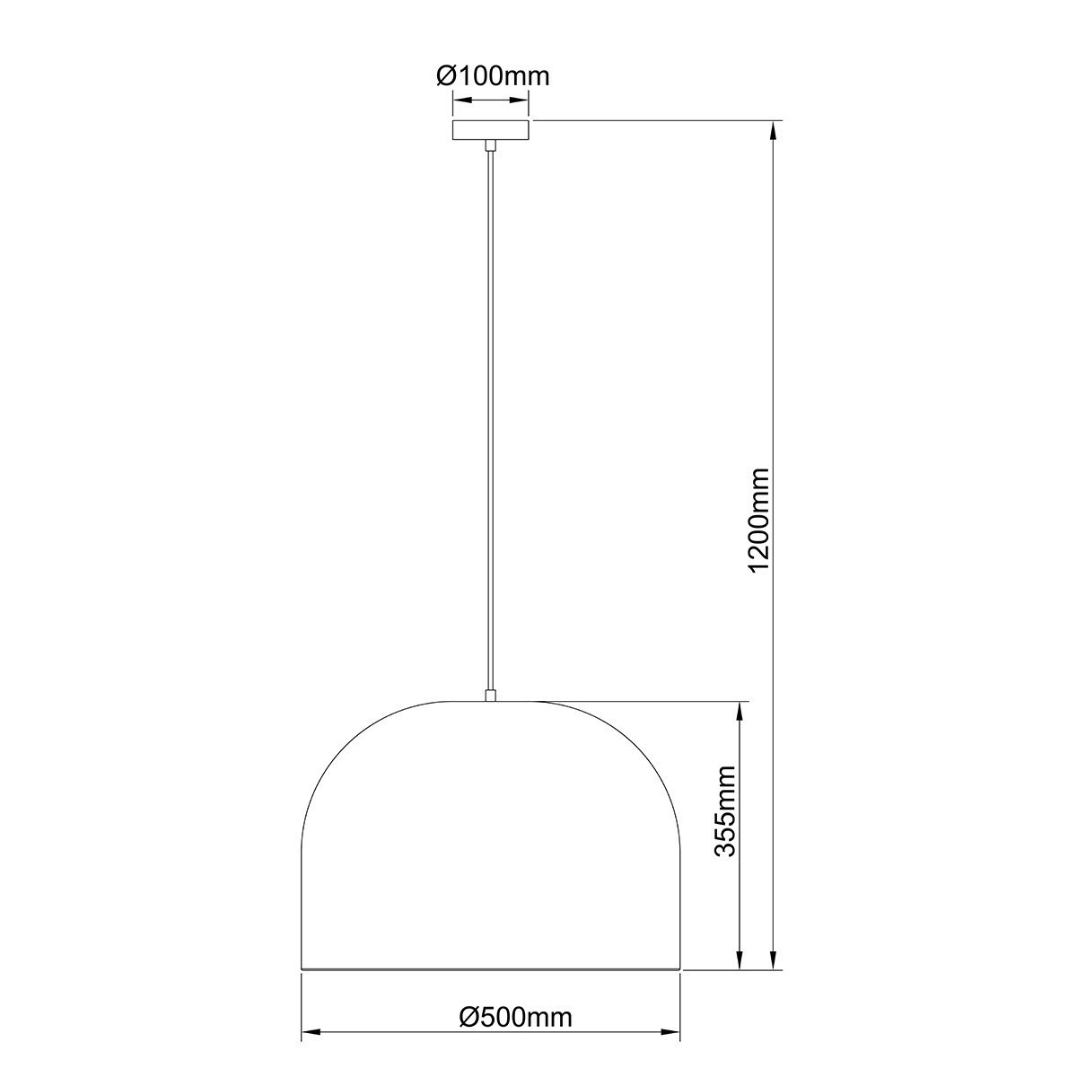 Light Prestige LP-2025/1P 50 cm Rattanowa lampa wisząca Kanso 50 cm jasne drewno 1xE27