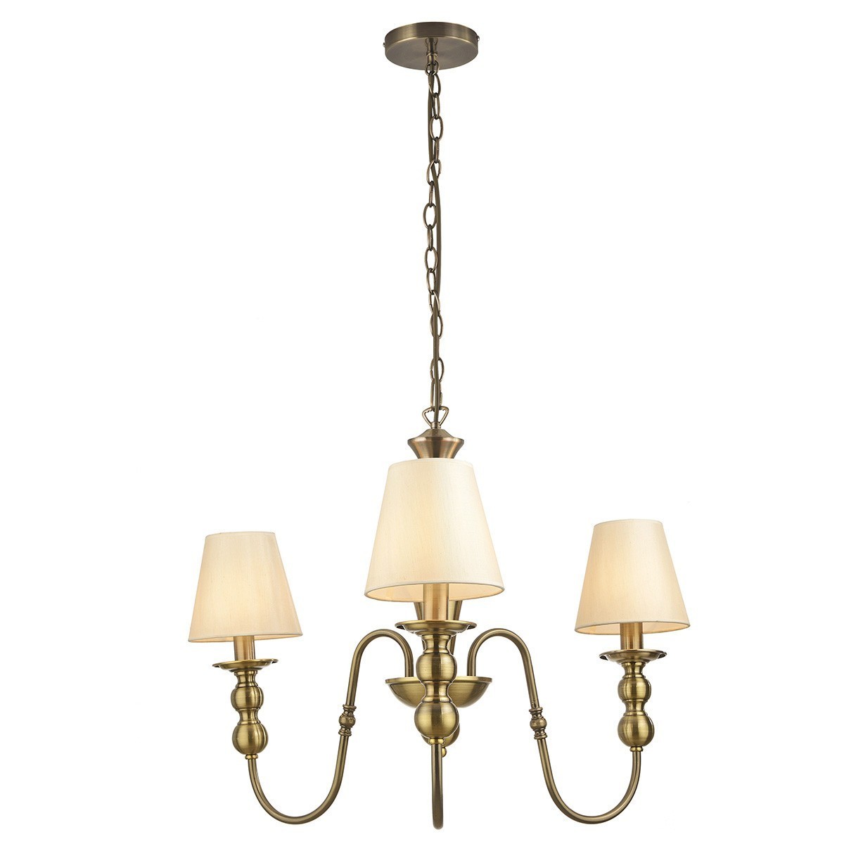 Light Prestige LP-888/3P Lampa wisząca Grado złota 3 x E14