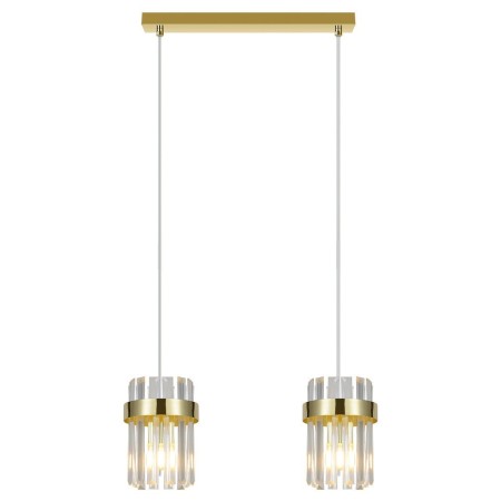 Light Prestige LP-2910/2L GD Lampa wisząca Vetro złota 2xE14