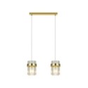 Light Prestige LP-2910/2L GD Lampa wisząca Vetro złota 2xE14