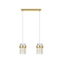 Light Prestige LP-2910/2L GD Lampa wisząca Vetro złota 2xE14