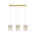 Light Prestige LP-2910/3L GD Lampa wisząca Vetro złota 3xE14