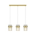 Light Prestige LP-2910/3L GD Lampa wisząca Vetro złota 3xE14