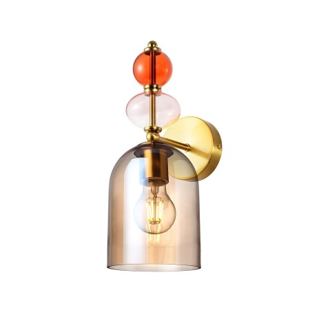 Light Prestige LP-2004/1W AM Kinkiet Tropea bursztynowy 1xE27