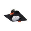 Light Prestige LP-1506/1RS BK Square Ruchome kwadratowe oczko podtynkowe Plus czarne LED CCT