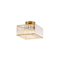 Light Prestige LP-2910/1C GD square Kwadratowy plafon Vetro złoty 1xE27