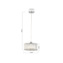 Light Prestige LP-2910/1P CH round Okrągła lampa wisząca Vetro chrom 1xE27