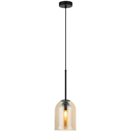 Light Prestige LP-8103/1P AM Lampa wisząca Elaris bursztynowa 1xE27