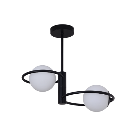 Light Prestige LP-002/2C ring BK Plafon Dorado ring czarna 2 x E14