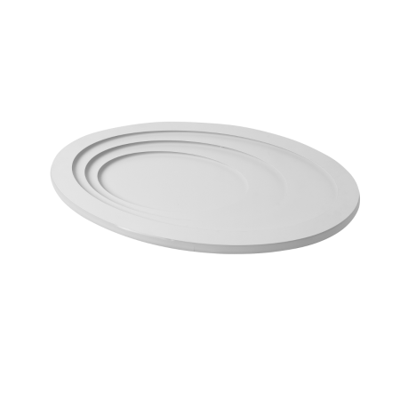 Light Prestige LP-3009/1C WH oval Plafon Alune oval LED CCT
