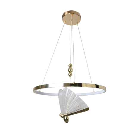 Light Prestige LP-2515/1P GD Lampa wisząca Marissa Ring złota LED CCT