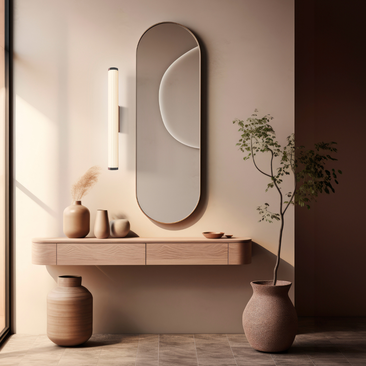 Light Prestige LP-1010/1W-45 BK Kinkiet Vena 45 cm czarna LED CCT