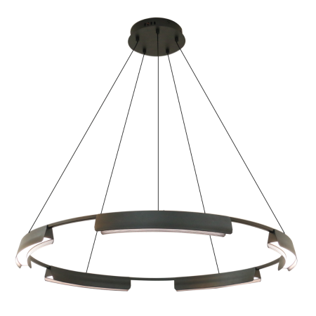 Light Prestige LP-9786/1P 80cm BK Lampa wisząca Tura 80 cm czarna LED CCT