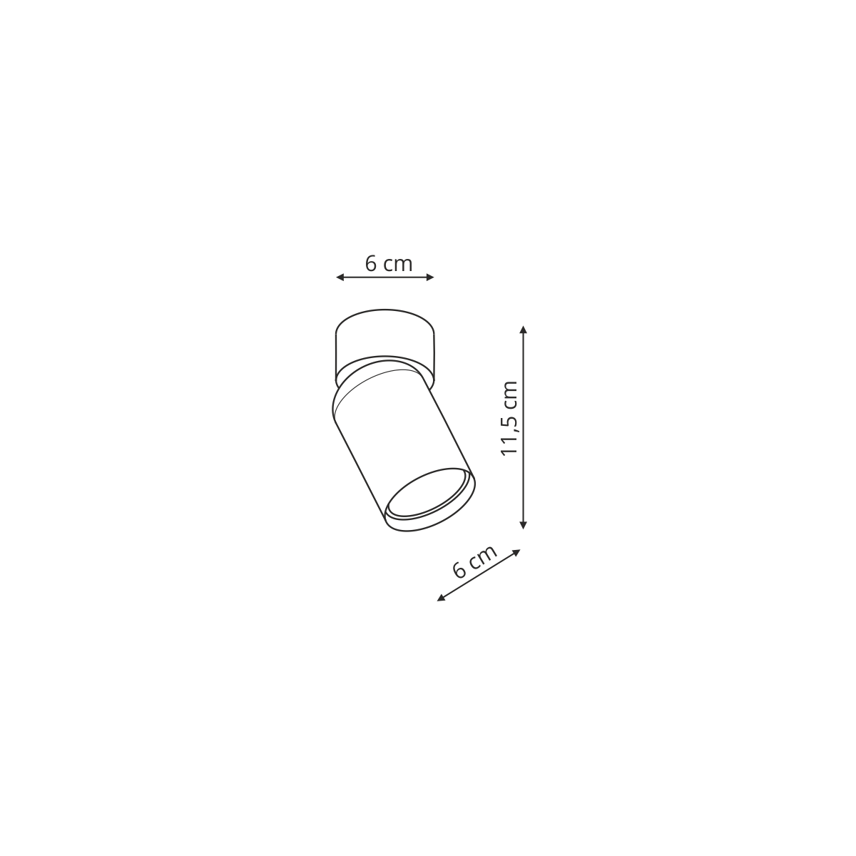 Light Prestige LP-6398/1WS WH Pointa 1 spot biały 1xGU10