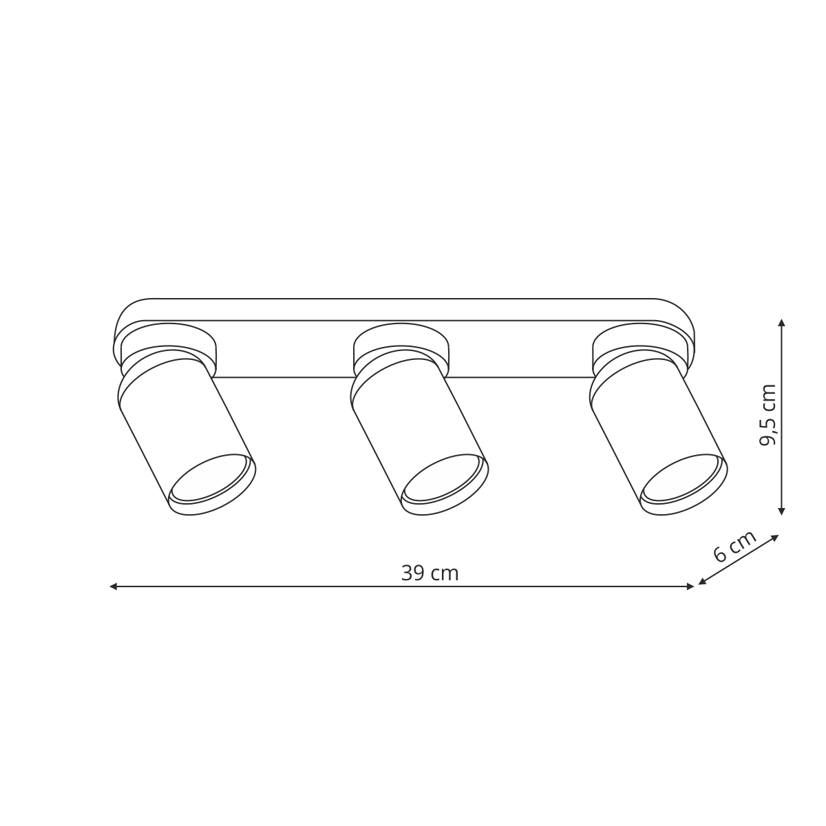 Light Prestige LP-6398/3WS WH Pointa 3 spot biały 3xGU10