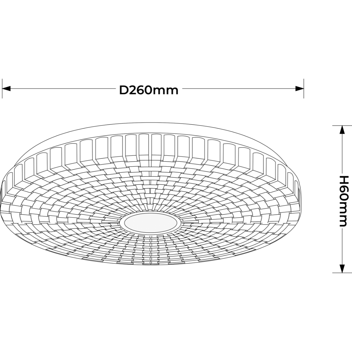 Light Prestige LP-5490/1C-26 WH Plafon Solaro 26 cm biały LED 4000K
