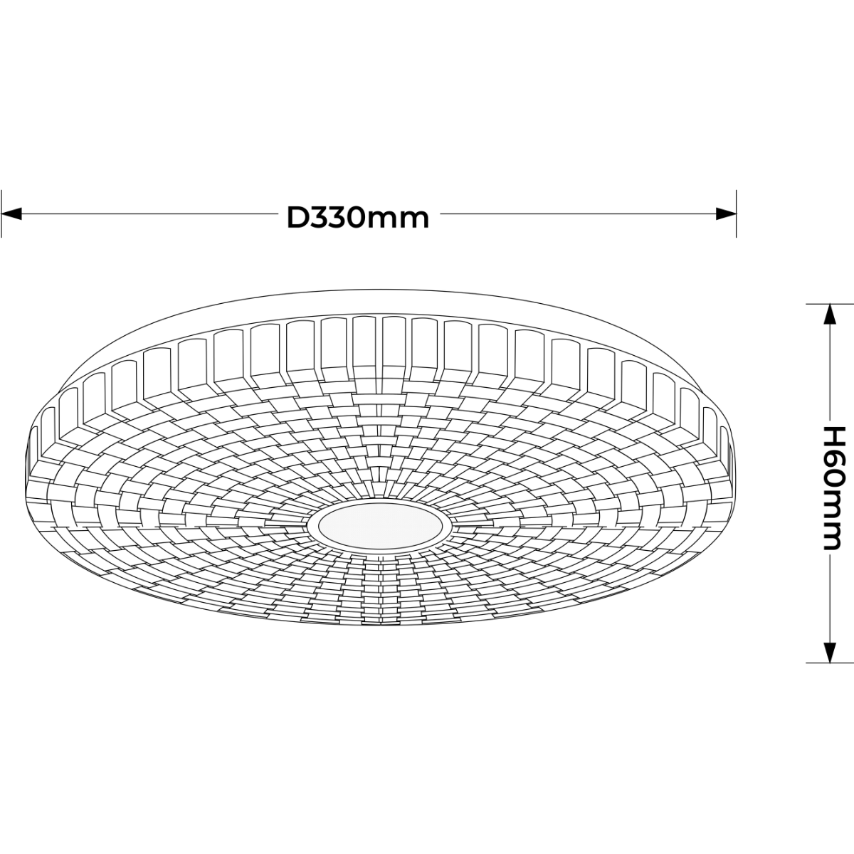 Light Prestige LP-5490/1C-33 WH Plafon Solaro 33 cm biały LED 4000K