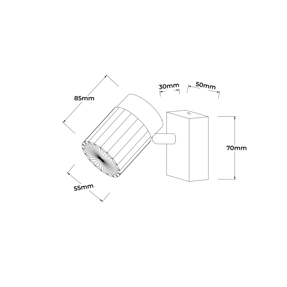 Light Prestige LP-5923/1WS GD Erovia spot 1 złoty LED CCT