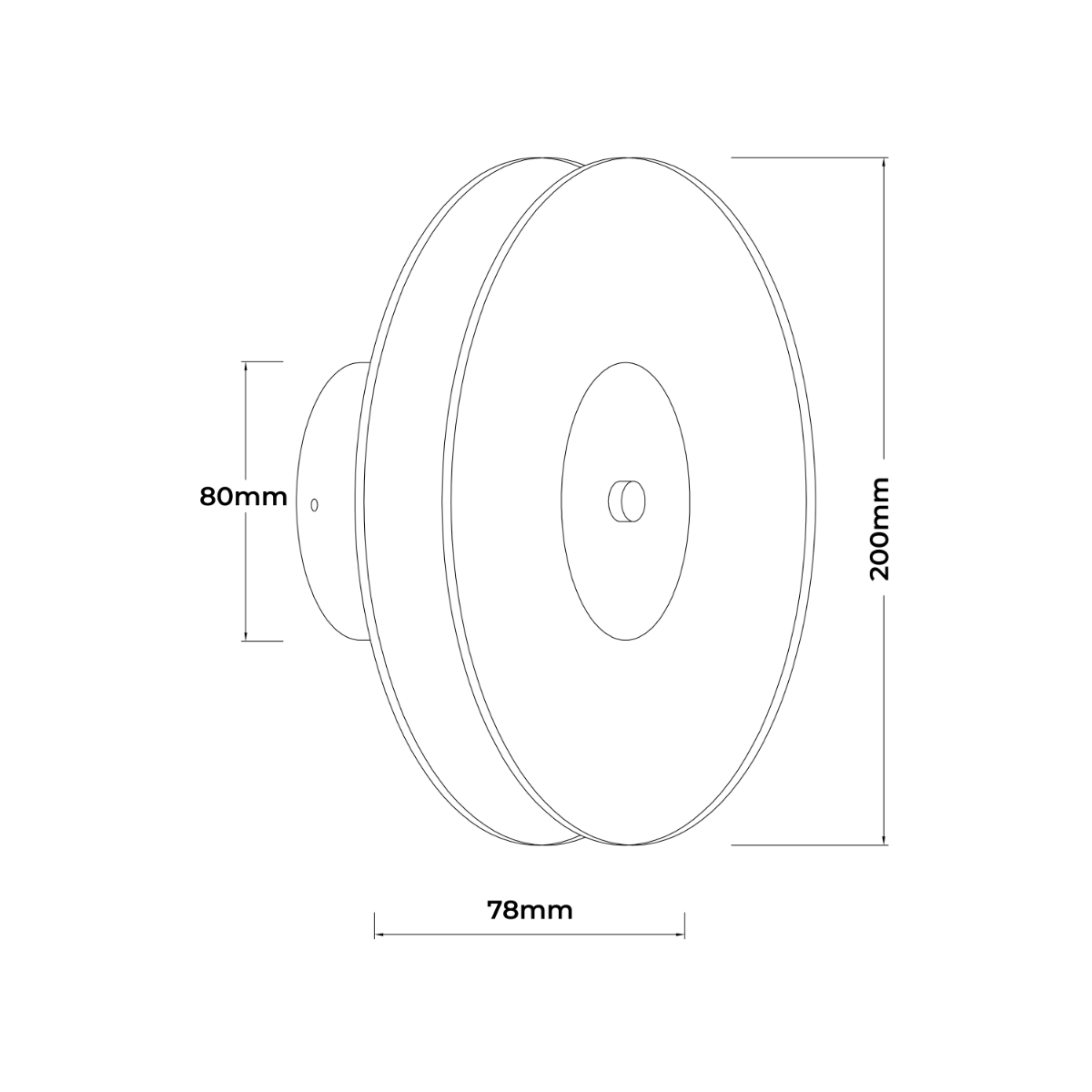 Light Prestige LP-3176/1W SM Kinkiety Casy dymny LED CCT