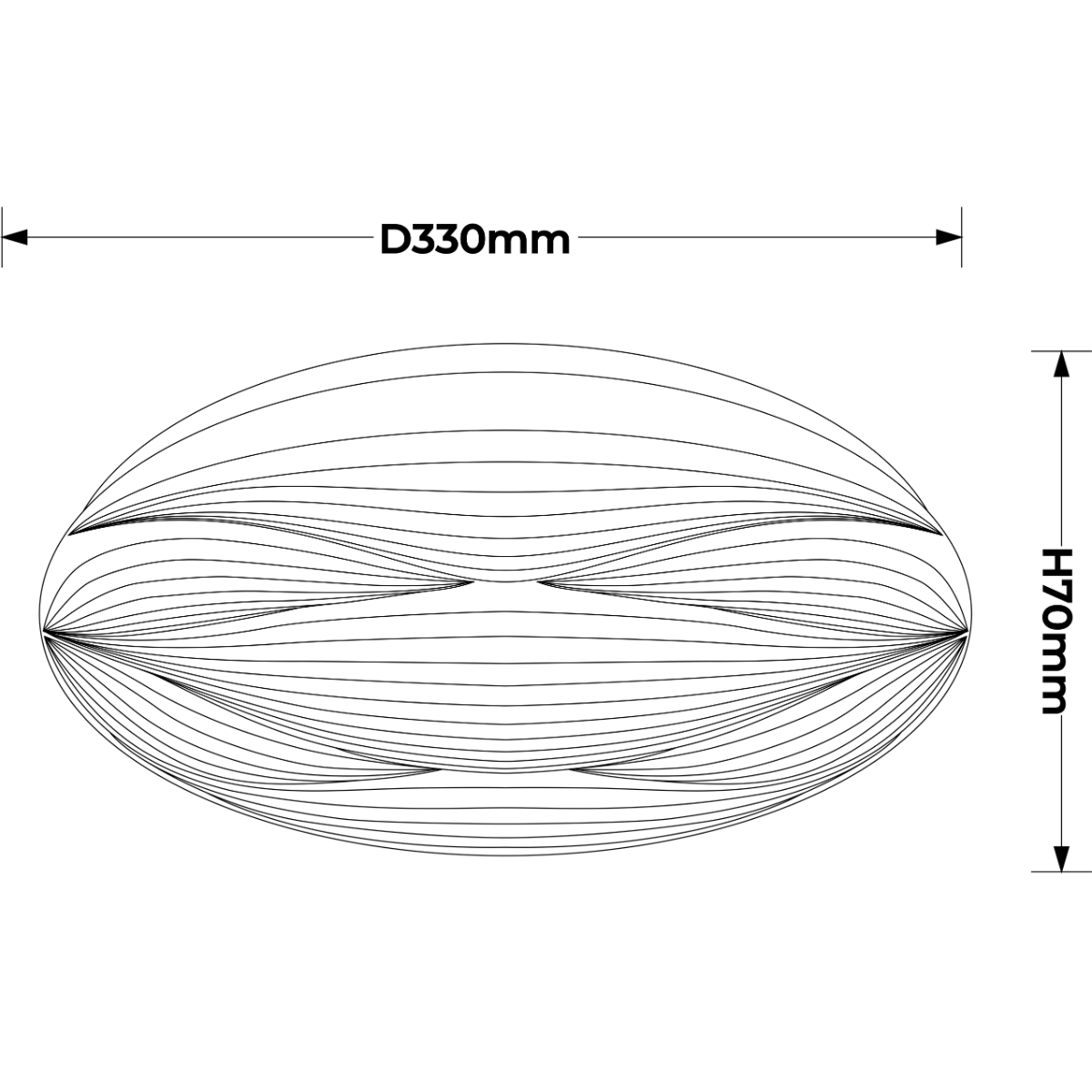 Light Prestige LP-9623/1C-33 WH Plafon Moluna 33 cm biały LED 4000K